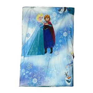 Disney Frozen Magical Winter Twin Flat Sheet Elsa Anna Olaf ￼